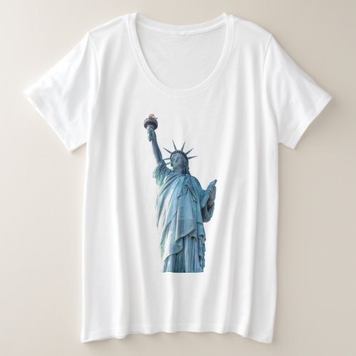 Statue of liberty  plus size T_Shirt