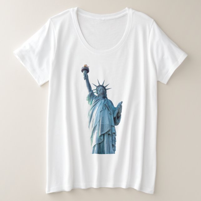 Statue of liberty  plus size T-Shirt (Design Front)