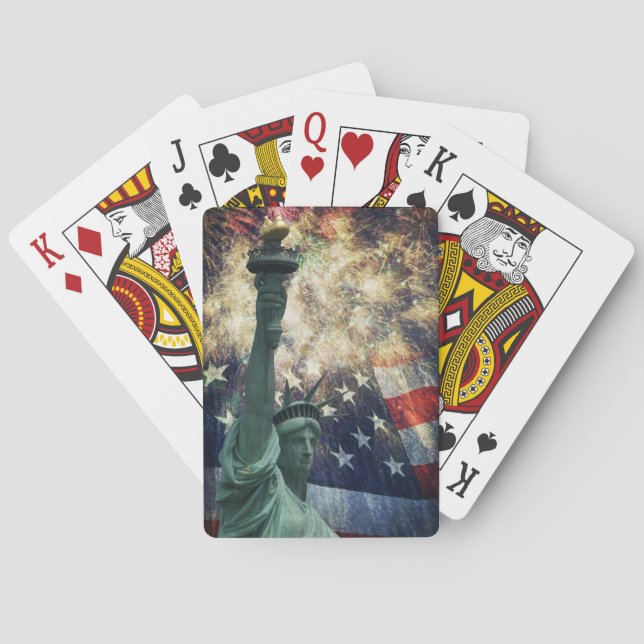 Statue of Liberty Poker Cards (Back)