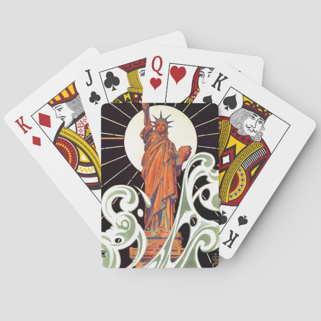 Statue of Liberty Poker Cards (Back)