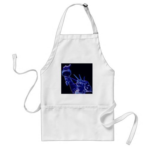 Statue of Liberty Pop Art Adult Apron