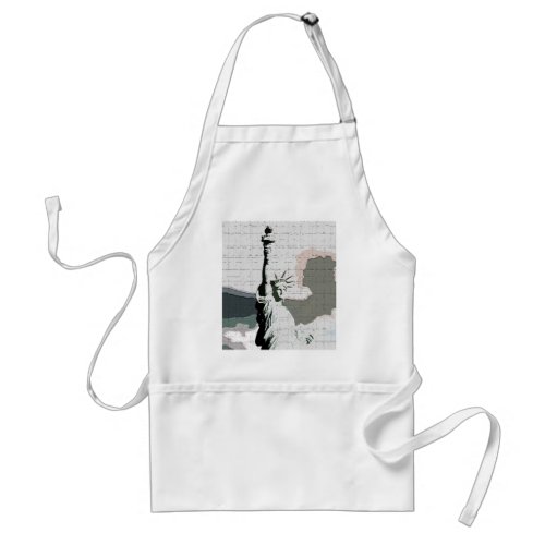 Statue of Liberty Pop Art Adult Apron