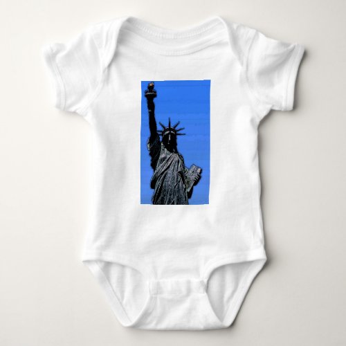 Statue of Liberty Pop Art Baby Bodysuit