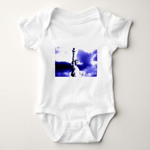 Statue of Liberty Pop Art Baby Bodysuit