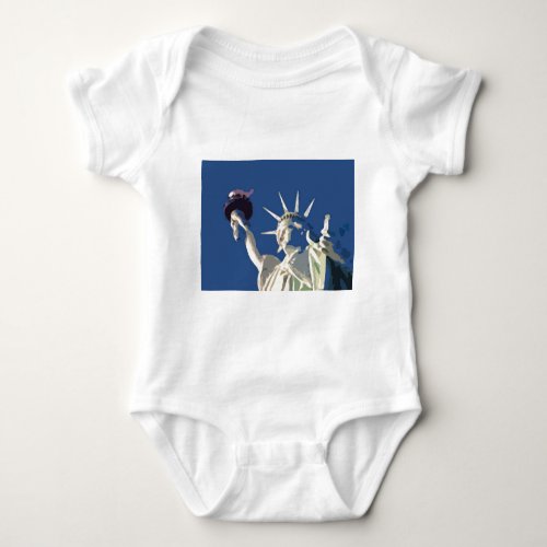 Statue of Liberty Pop Art Baby Bodysuit