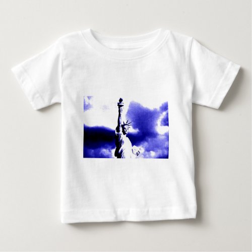 Statue of Liberty Pop Art Baby T_Shirt