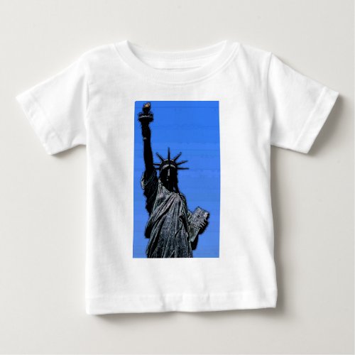 Statue of Liberty Pop Art Baby T_Shirt