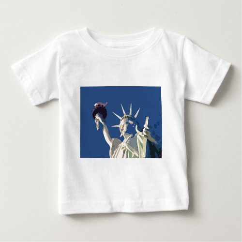 Statue of Liberty Pop Art Baby T_Shirt