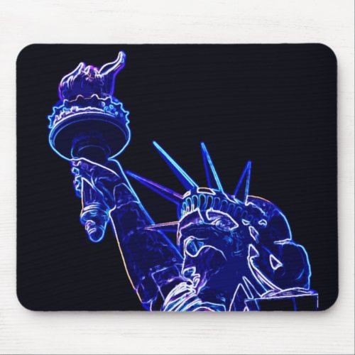 Statue of Liberty Pop Art Mouse Pad