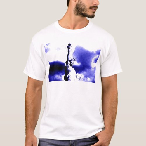 Statue of Liberty Pop Art T_Shirt