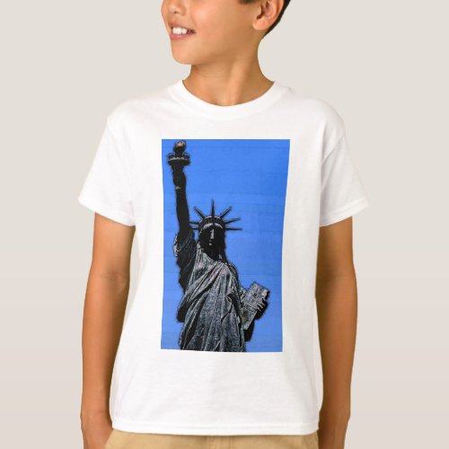 Statue of Liberty Pop Art T_Shirt