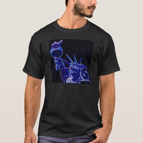 Statue of Liberty Pop Art T_Shirt