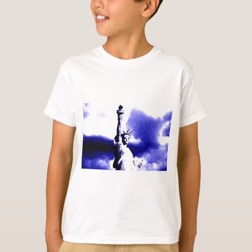 Statue of Liberty Pop Art T_Shirt