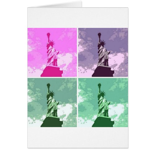 Statue of Liberty Pop Art USA Symbol