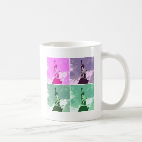 Statue of Liberty Pop Art USA Symbol Coffee Mug