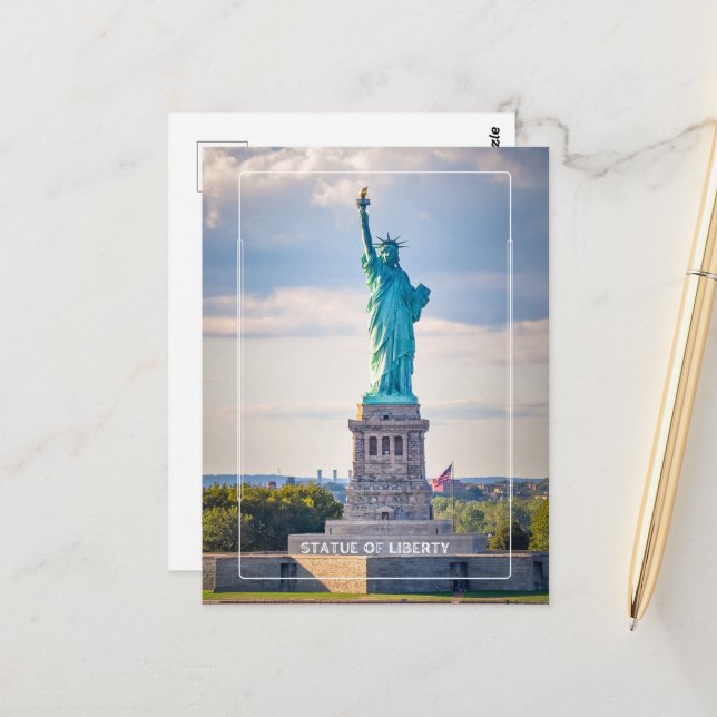 Statue of Liberty Postcard (Front/Back In Situ)