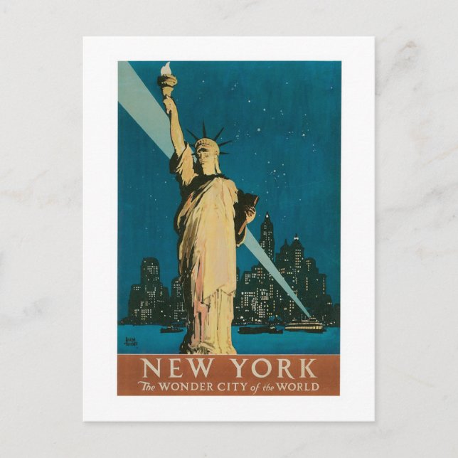 Statue of Liberty Postcard (Front)