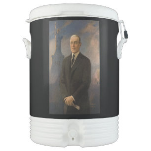 Statue of Liberty & President Woodrow Wilson Beverage Cooler