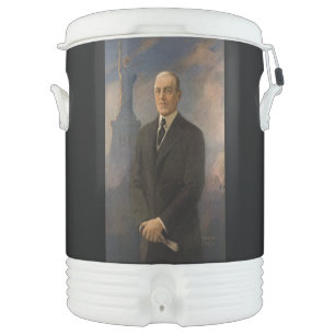 Statue of Liberty & President Woodrow Wilson Beverage Cooler