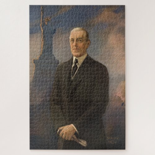 Statue of Liberty  President Woodrow Wilson Jigsaw Puzzle