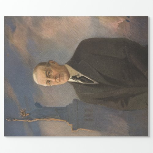 Statue of Liberty  President Woodrow Wilson Wrapping Paper