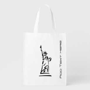 Statue of Liberty Reusable Grocery Bag