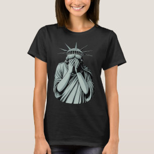 Statue Of Liberty Sad America T-Shirt