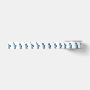 Statue of liberty satin ribbon