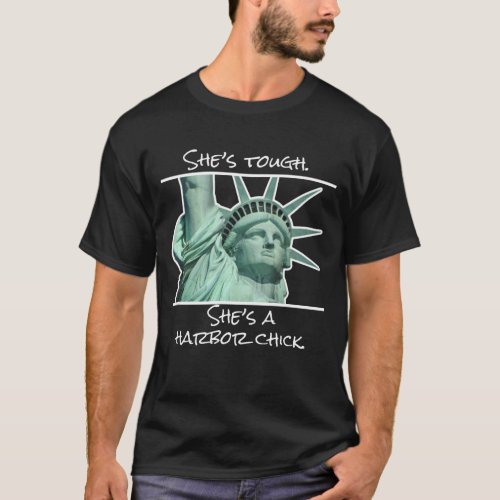 Statue of Liberty shirt Harbor Chick Ghostbusters T_Shirt