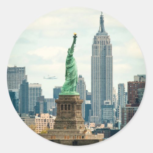 Statue of Liberty Shuttle Empire State sticker