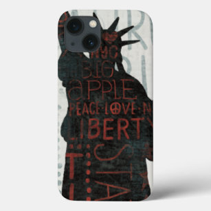 Statue of Liberty Silhouette iPhone 13 Case