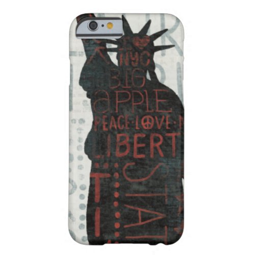 Statue of Liberty Silhouette Barely There iPhone 6 Case