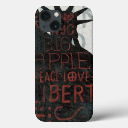 Statue of Liberty Silhouette iPhone 13 Case