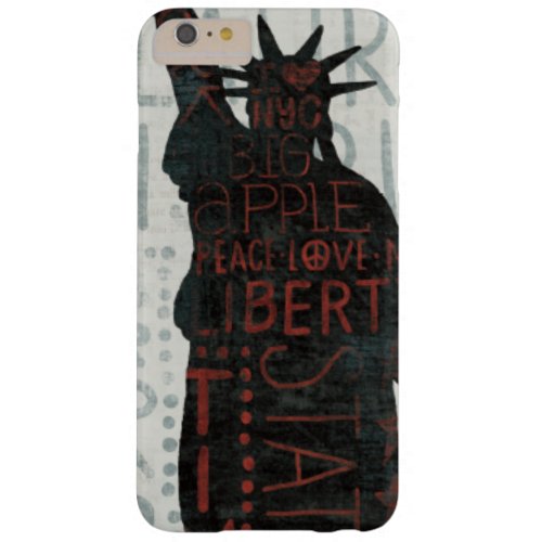 Statue of Liberty Silhouette Barely There iPhone 6 Plus Case