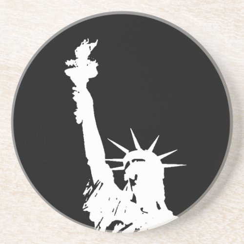 Statue of Liberty Silhouette Coaster