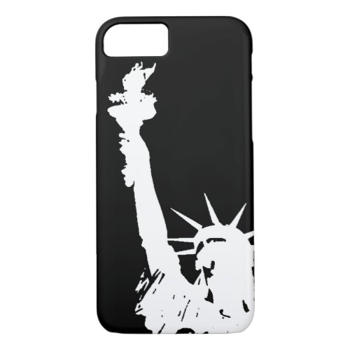 Statue of Liberty Silhouette iPhone 7 Case