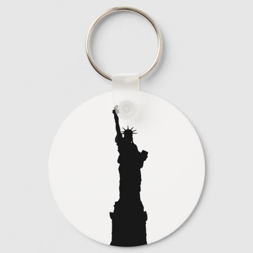 Statue of Liberty Silhouette Keychain