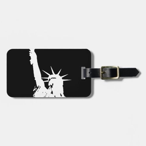 Statue of Liberty Silhouette Luggage Tag