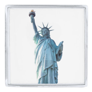 Statue of liberty  silver finish lapel pin