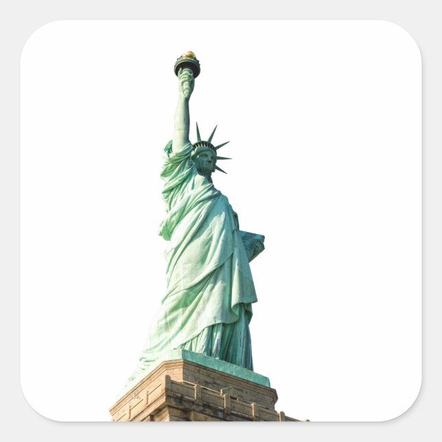 Statue of liberty  square sticker (Front)