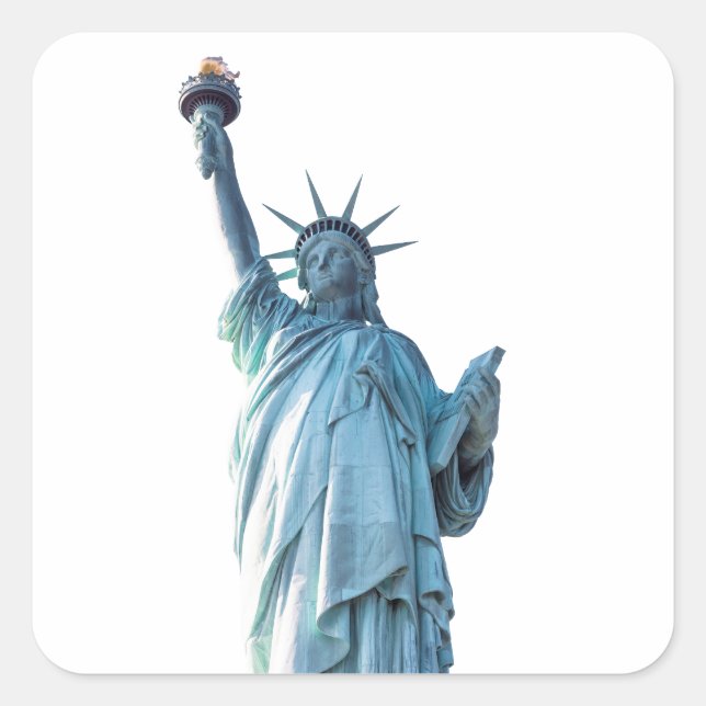 Statue of liberty  square sticker (Front)