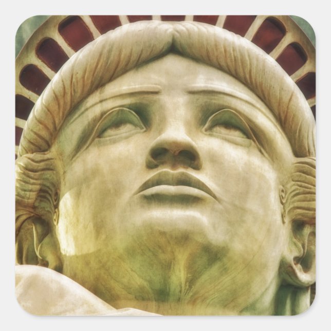 Statue of Liberty Square Sticker (Front)