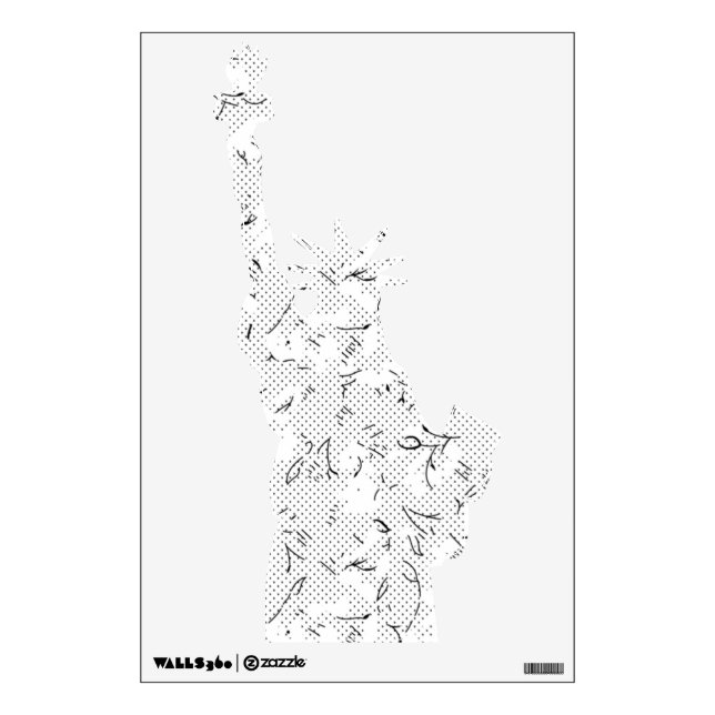 Statue Of Liberty Sticker (Front)