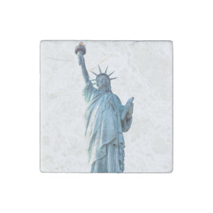 Statue of liberty   stone magnet