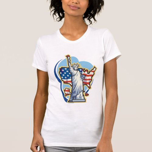 Statue Of Liberty T_Shirt