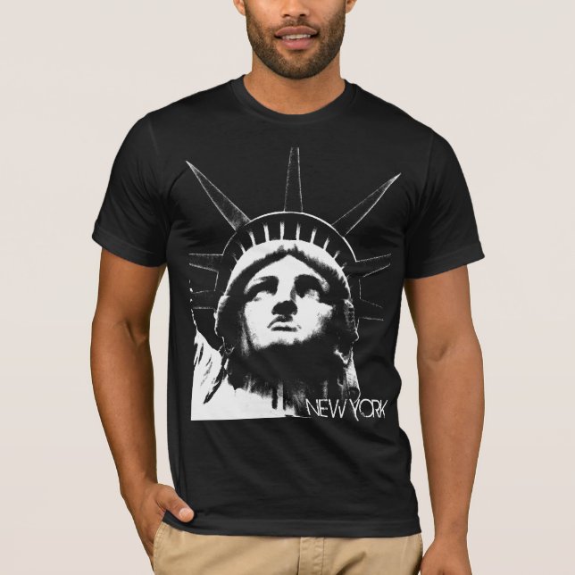 Statue of Liberty T-shirt Cool NY Shirt Souvenir (Front)