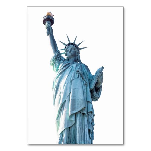 Statue of liberty    table number