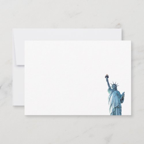 Statue of liberty  thank you card