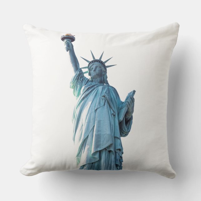 Statue of liberty  throw pillow (Front)