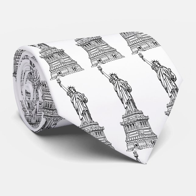 Statue of Liberty Tie (Rolled)